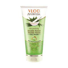 Vlcc Skin Purifying Face Wash - Double Power Double Neem, 100ml Tube