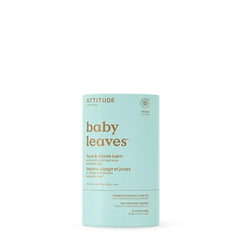 ATTITUDE Plastic-Free Face and Cheek Balm Bar for Baby, EWG Verified, Dermatologically Tested, Made with Naturally Derived Ingredients, Vegan, Unscented, 1 Ounce