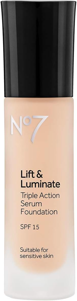 Boots No7 Lift & Luminate Foundation SPF 15 Warm Beige - 1oz Warm Beige