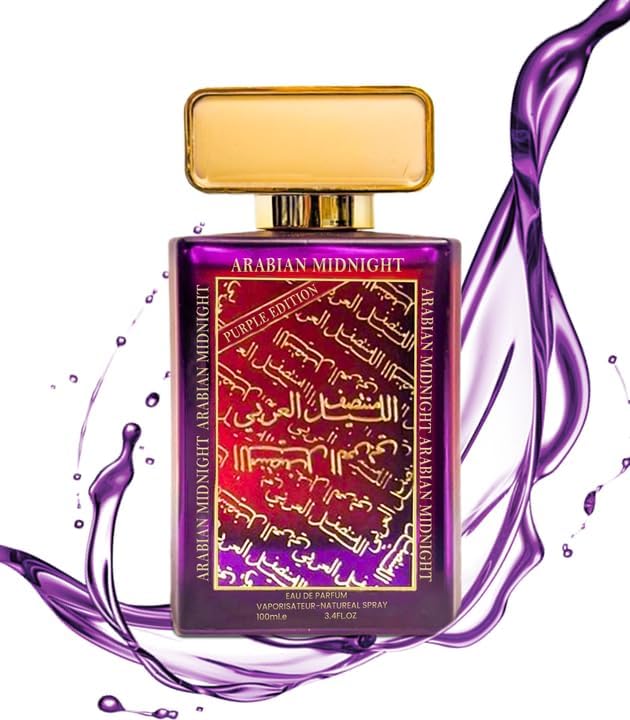 B BRAG Arabian Midnight 3.4 OZ Women's Perfume | Eau De Parfum | Oud Essence Women's Fragrances | Long-Lasting Arabic Perfume for Women | عطر نسائي | عطور نسائية