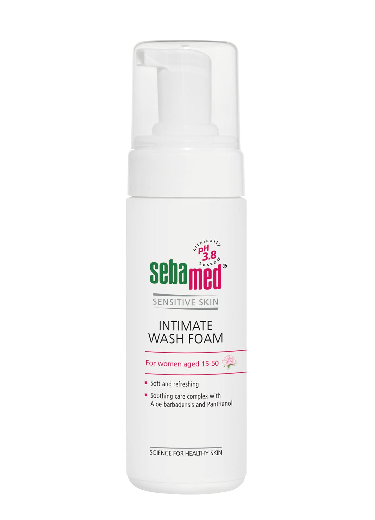 SEBAMED Sensitive Skin Intimate Wash Foam, Soft and Refreshing, Soothing Care Complex - 150 ml