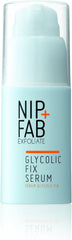 Nip+Fab Glycolic Acid Fix Serum for Face with Aloe Vera, AHA Anti-Aging for Fine Lines and Wrinkles, Refine Minimize Pores, Skin Toning, 30 ml