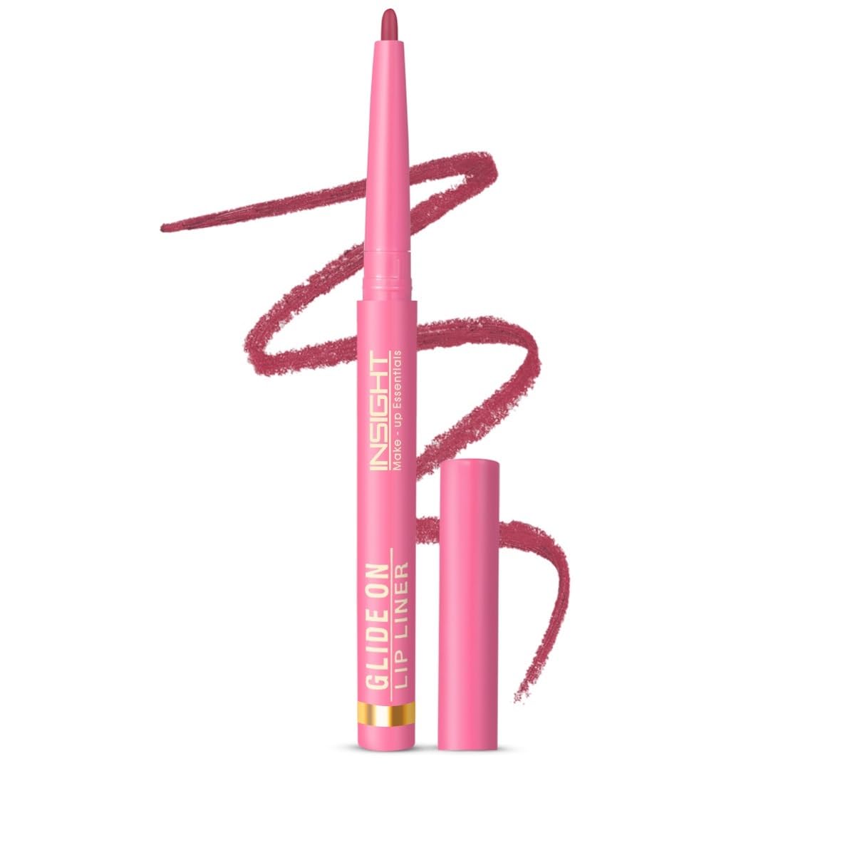 Insight Cosmetics Glide On Lip Liner | One Swipe Smooth Application | Long Lasting Lip Pencil,0.3 gm,20