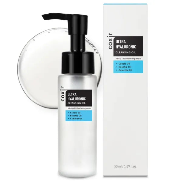 Coxir Ultra Hyaluronic Cleansing Oil, Makeup Remover, 1.69 fl.oz