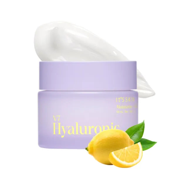 It'S SKIN V7 Hyaluronic Moisturizer | Daily Facial Moisturizer w/Hyaluronic Acid & 7 Types of Vitamins | Korean Moisturizer for Dry Skin | Hydrating Moisturizer Face Cream (Pack of 1, 1.69 Fl oz.)