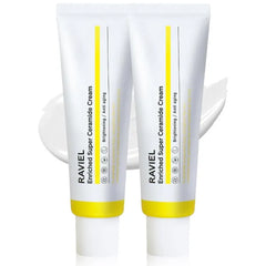 RAVIEL Enriched Super Ceramide Cream | Skin Barrier moisturizer | Hydrating Nourishing with Hyaluronic Acid, Niacinamide for Sensitive skin | Korean skin care