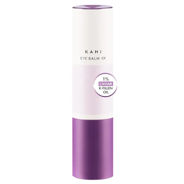 KAHI Eye Balm CV - Age-Defying, Hydrating, 3D Lifting Under Eye Moisturizer Stick with Beluga Caviar Oil - Corrector for Dark Circles – Luxury Korean Skincare (9g, 0.31 oz)