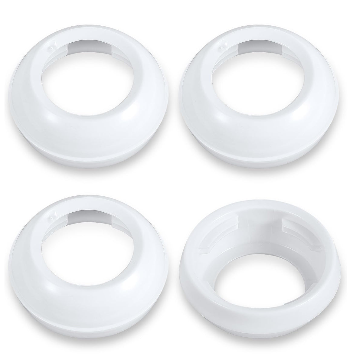 4 x Replacement Baby Bottles Rings for Philips Avent Bottles, Baby Bottles Screw Rings BPA-Free Compatible with Avent Natural Plastic and Glass Bottles