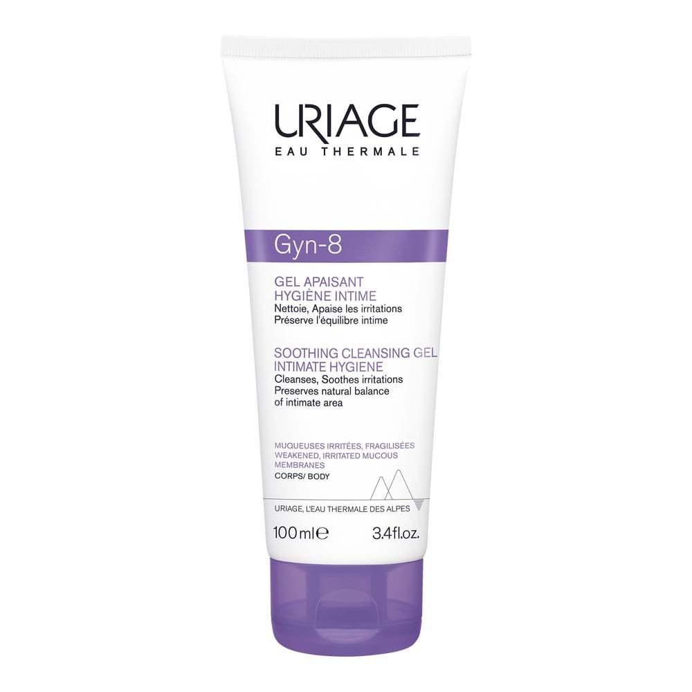 Uriage Gyn 8 Soothing Cleansing Gel, 100 ml-Gentle cleansing action without causing dryness
