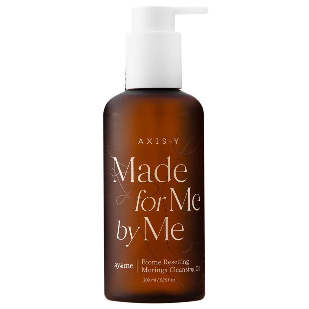 AXIS-Y Biome Resetting Moringa Cleansing Oil | 200ml / 6.76 fl. Oz. | Skin Purifying | Gentle Cleanser | Skin Barrier | Oil Cleanser