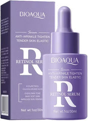 BIOAQUA Vitamin C Retinol Hyaluronic Acid Serum, Moisturising Face Essence for Brightening and Firming, 30ml (Purple)