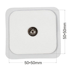 HARPIMER TENS Unit Electrode Pads Tens Electrodes 5x5cm for TENS EMS Digital Therapy Machine Body Massager 2"X2" with 3.5mm snap connectors (20 pieces)