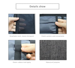 JeeDaar Accessories Bag Organizer, Universal Electronics Travel Gadgets Carrying Case Pouch for Charger USB Cables SD Memory Cards Earphone Flash Hard Drive