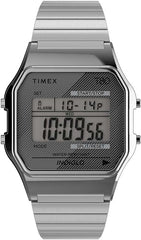 Timex T80 34mm Watch - Silver Expansion