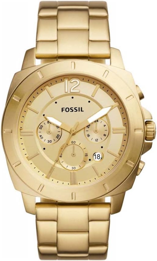 Fossil Mens Privateer Sport Watch, Gold, BQ2694