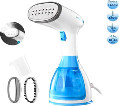 Gonice Steamer for Clothes, Blue Handheld Garment Steamer, 1200W Mini Travel Steamer, Portable Fabric Steam Iron Auto Shut Off & Leak Proof for Travel and Home Use