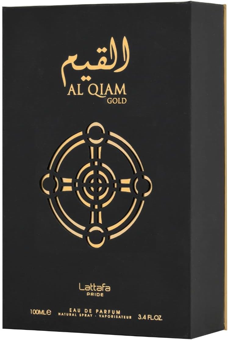 Lattafa Perfumes Al Qiam Gold for Unisex Eau de Parfum Spray, 3.4 Ounce