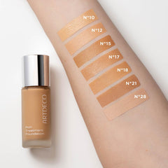 ARTDECO Rich Treatment Foundation - Creamy Honey N°17 - Conceals Imperfections & Creates Flawless Complexion - Long-Lasting - Even & Velvety-Smooth Finish - Water-Resistant - Vegan Makeup - 0.67 Fl Oz