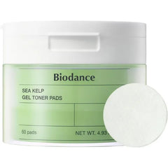 Biodance Sea Kelp Gel Toner Pads, Calming & Soothing for Sensitive Skin, Oil & Sebum Control, Blemish Care, Gentle Exfoliating Toner Pads, Korean Skincareㅣ4.93 fl.oz.(140g)*60Pads