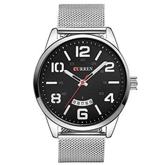 Curren Men's Analog Stainless Steel Watch 8236 - Silver
