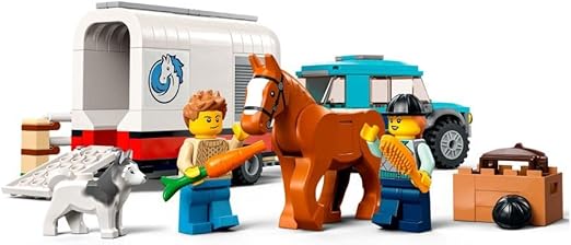 LEGO City Horse Transporter 60327 Building Blocks Toy Car Set; Toys for Boys, Girls, and Kids (196 Pieces)