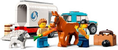 LEGO City Horse Transporter 60327 Building Blocks Toy Car Set; Toys for Boys, Girls, and Kids (196 Pieces)