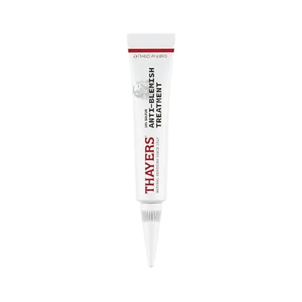 THAYERS Rapid Acne Treatment with 10% Sulfur, Sulfur Acne Treatment with Niacinamide and Glycolic Acid, Soothing and Non-Stripping Skin Care, 0.68 Fl Oz