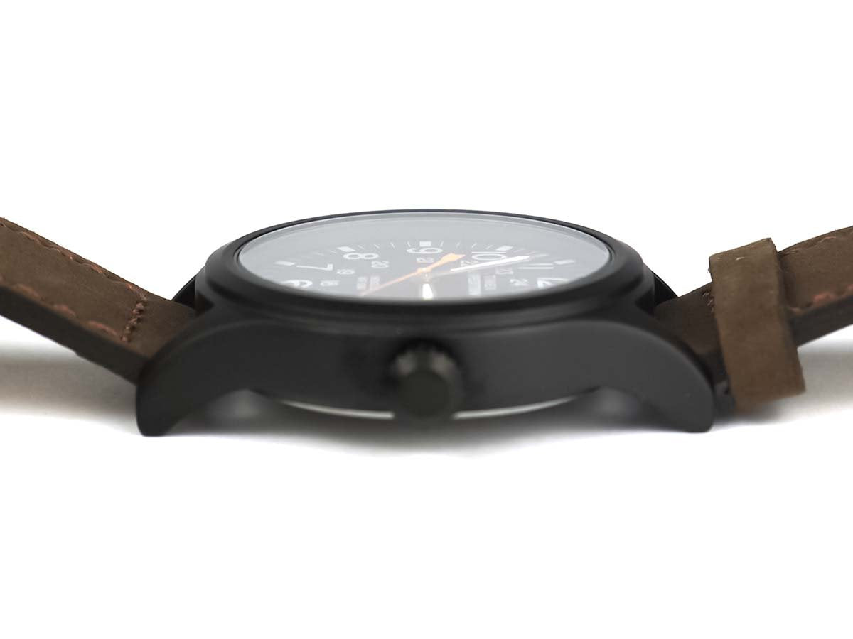 Timex Expedition Scout Nylon Strap Gents Watch Brown Leather/Black