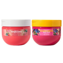 NATURE WELL Cheeky & Brightening Body Cream Bundle, Ultra Moisturizing, Deep Hydration, Fast-Absorbing, Radiance -Boosting, Deliciously Scented, 10 Oz Each