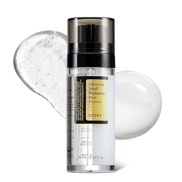 COSRX Niacinamide 5% + Snail Mucin 74% Dual Essence, Anti Aging Face Serum for Dull Skin, Mothers day gifts for mom, Sensitive Skin, Korean Skin Care, 2.70 fl.oz / 80ml