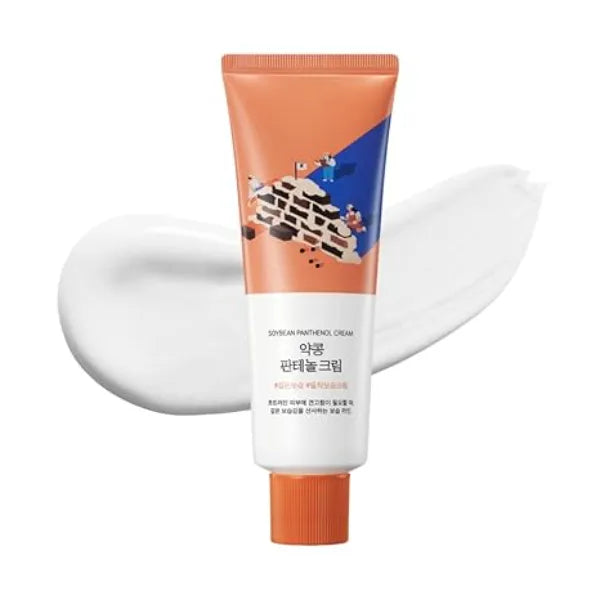 ROUND LAB Soybean Panthenol Cream , 120 Hour Deep Hydration and Skin Barrier Repair Moisturizer with Nano Niosome Panthenol, Improves Rough Texture, Locks in Moisture, Korean Skincare 2.71 Fl Oz