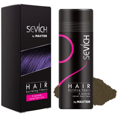 Maxter Hair Fiber for Men and Women - Hide Hair Loss Instantly - 100% Natural Powdered Cotton Microfibers (Medium Brown 25g)