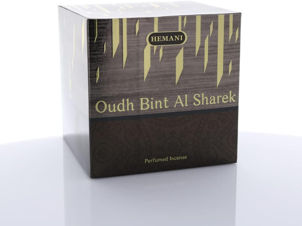 Hemani Bakhour Bink Al Sharek Chips Perfume - 100% Natural Wood Chips Bakhoor for Room Air Freshener and Long Lasting Home Fragrance