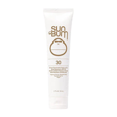 Sun Bum Mineral SPF 30 Face Sunscreen 1.7 oz – Non-Tinted Broad Spectrum Moisturizing Facial Sunscreen with Vitamin E, Reef-Safe (No Octinoxate & Oxybenzone), Travel Size