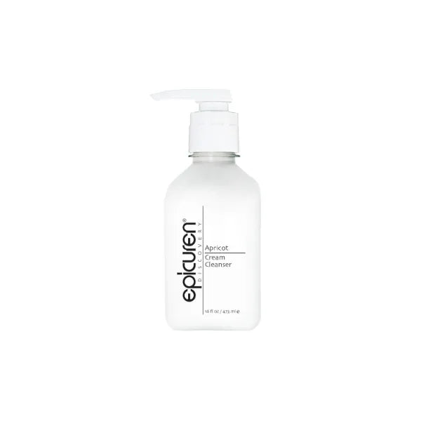 Epicuren Discovery Apricot Cream Cleanser, Hydrate Dry and Normal Skin While Effectively Removing Makeup - 16 oz