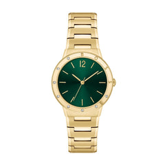 Hugo Boss BREATH Women's Watch, Analog - Gold / Green