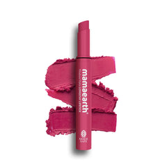 Mamaearth Long-Lasting Matte Moisturizing Lipstick with Avocado Oil and Vitamin E - 03 Candy Floss Pink - 2g
