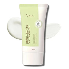 IUNIK Centella Calming Moisture Daily Sunscreen SPF 50+ PA++++ Matte & No White Cast Centella Asiatica Dry Oily Sensitive Vegan Korean Skincare