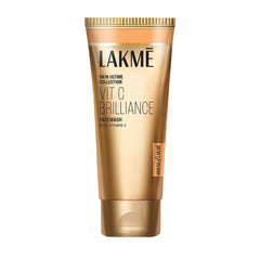 LAKMÉ Vitamin C Brilliance Facewash 100g | Vitamin C Face Wash for Glowing and Brighter Skin | 100% Soap Free Cleanser