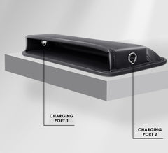 EOPTIFY Leather Car Seat Gap Filler And Seat Storage Box, Side Car Seat Organizer For Phone Glasses, Card And Car Key - Universal Car Gap Filler For Small Items, Automotive Interior Accessories