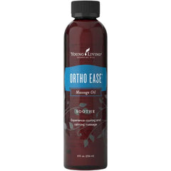 Young Living Ortho Ease Massage Oil 8 oz Nourishing Blend of Peppermint, Lavender, Copaiba & More Soothes Tired Muscles and Joints Infused with Antioxidant-Rich Carrier Oils for Hydrated and Glowing Skin