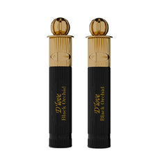 D'Love Black Orchid Alcohol Free Attar Roll On for Men - Pack of 2 (6ml Each) | Exquisite & Long Lasting Fragrance