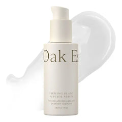 Oak Essentials Firming Plant Peptide Serum, Peptide Face Serum with Botanical Actives, Helps Improve Fine Lines, Wrinkles and Skin Elasticity, 1 Fl Oz