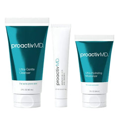 Proactiv MD 3-Step Routine, Ultra-Gentle Face Cleanser, 0.1% Adapalene Gel Treatment, Ultra-Hydrating Moisturizer, Acne Treatment Kit