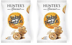 Hunter's Gourmet Baked PretzOs with White and Black Sesame - 80g (Pack of 2)