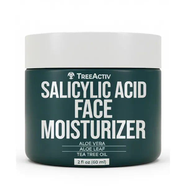 TreeActiv Acne Eliminating Face Cream | Tea Tree Moisturizing Formula for Balanced, Fresh-Looking Skin | Suitable for Sensitive Skin | For Adults and Teens | 2 fl oz