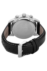I by Invicta Men's 90242 Chronograph Black Dial Black Leather Dress Watch - Black