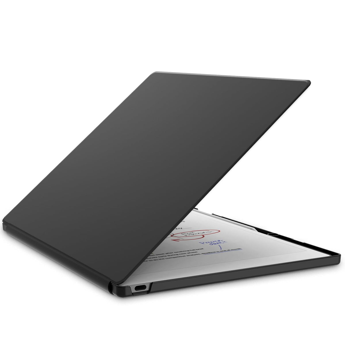 E NET-CASE Case for Remarkable Paper Pro Tablet 11.8 inch (2024 Released), Slim Lightweight Folio Auto Sleep/Wake Design, Cover for Remarkable Paper Pro Digital Paper with Pencil Holder (Black)