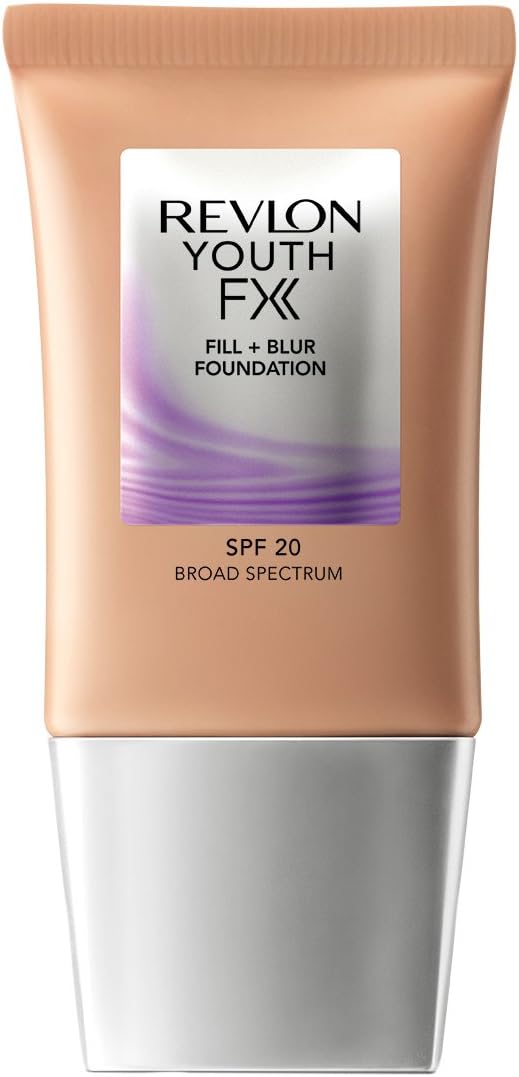 Revlon Youth Fx Fill + Blur Foundation, Natural Tan, 1 Fluid Ounce