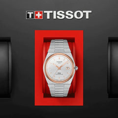 Tissot Dress Watch (Model: T1374072103100), Grey, Grey
